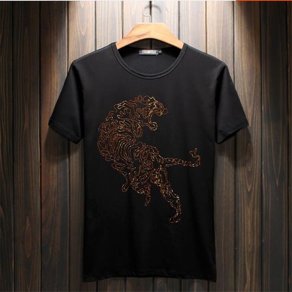 men's t-shirts casual shirt around the neck of male cotton superior quality igl1, White;black
men's t-shirts casual shirt around the neck of male cotton superior quality igl1, White;black
