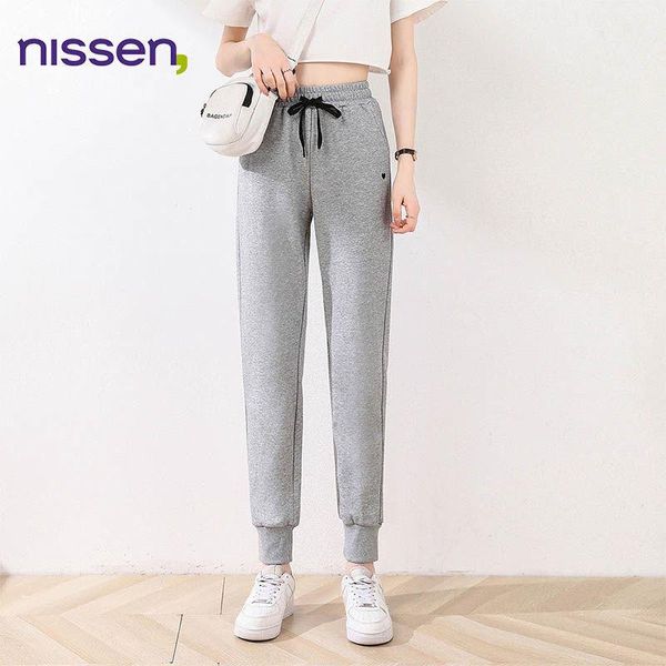 women's pants & capris nissen 2021 amoi high waist harlan sweatpants gray casual fashion nine split foot carrot women, Black;white
women's pants & capris nissen 2021 amoi high waist harlan sweatpants gray casual fashion nine split foot carrot women, Black;white