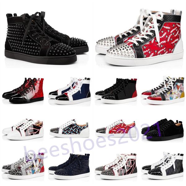 mens casual shoes women outdoor red bottoms shoe studded spikes loafers sneakers suede leather flats couples ttrainers des chaussures b4, Black
mens casual shoes women outdoor red bottoms shoe studded spikes loafers sneakers suede leather flats couples ttrainers des chaussures b4, Black