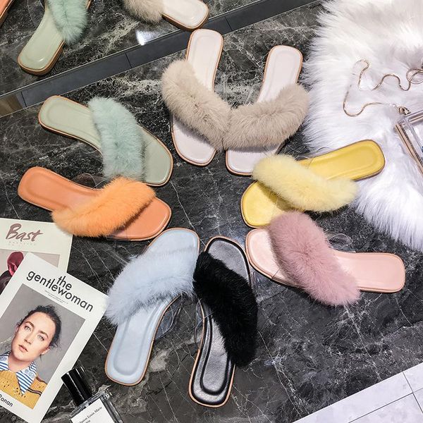 slipper hair slippers outside women wearing 2021 summer korean version of bai ping with a word drag fashion outdoor, Black;grey
slipper hair slippers outside women wearing 2021 summer korean version of bai ping with a word drag fashion outdoor, Black;grey