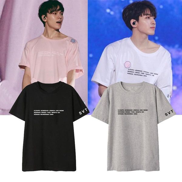 women's t-shirt kpop seventeen japan concert shirts streetwear loose tshirt t shirt short sleeve dx938, White
women's t-shirt kpop seventeen japan concert shirts streetwear loose tshirt t shirt short sleeve dx938, White