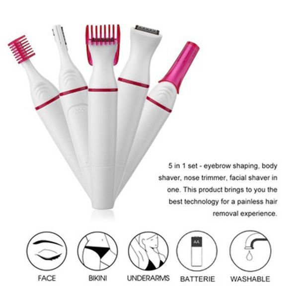 electric nose & ear trimmers 5 in 1 trimmer razor for eyebrow underarm multifunction women hair removal shaping female shaving machine mini
electric nose & ear trimmers 5 in 1 trimmer razor for eyebrow underarm multifunction women hair removal shaping female shaving machine mini