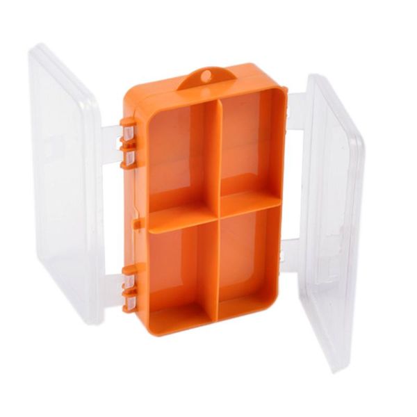 * 8.3 4.1cm double sided transparent visible plastic fishing lure hook tackle box 9 compartments accessories
* 8.3 4.1cm double sided transparent visible plastic fishing lure hook tackle box 9 compartments accessories