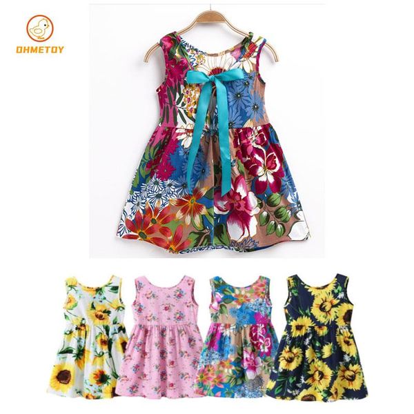 girl's dresses ohmetoy 1-7 years baby girls sleeveless flower print clothes kids summer dress children party ball pageant outfit, Red;yellow
girl's dresses ohmetoy 1-7 years baby girls sleeveless flower print clothes kids summer dress children party ball pageant outfit, Red;yellow