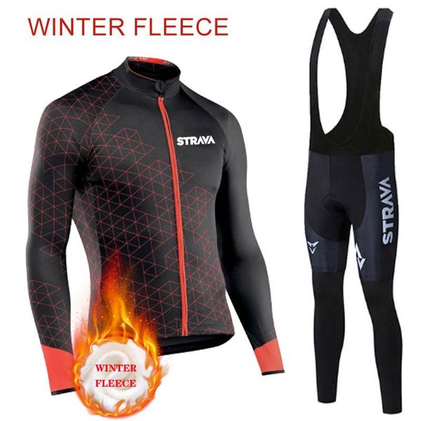 warm 2021 winter thermal fleece cycling clothes strava men jersey suit outdoor riding bike mtb clothing bib pants set racing sets, Black;blue
warm 2021 winter thermal fleece cycling clothes strava men jersey suit outdoor riding bike mtb clothing bib pants set racing sets, Black;blue