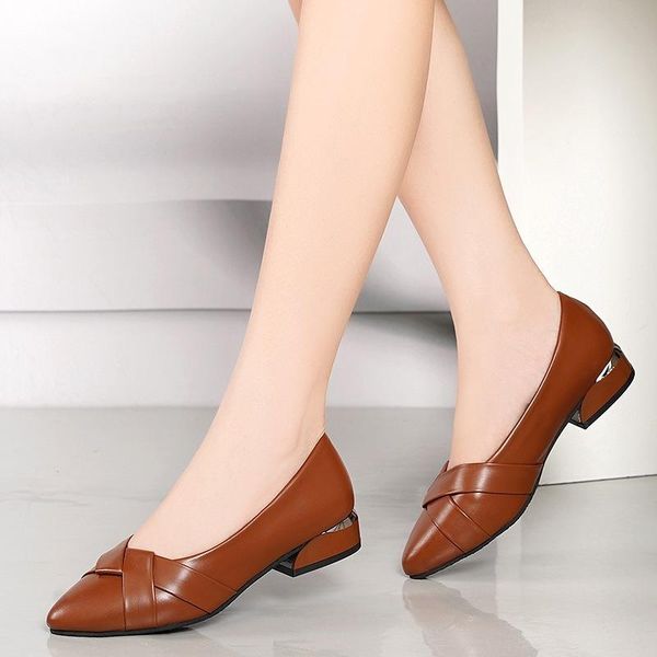 dress shoes classic spring summer autumn womens pointed toe square middle heel ladies mothers all matching working, Black
dress shoes classic spring summer autumn womens pointed toe square middle heel ladies mothers all matching working, Black