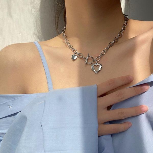 pendant necklaces hip hop fashion silver color heart-shape multilevel chain for women necklace female boho party jewelry
pendant necklaces hip hop fashion silver color heart-shape multilevel chain for women necklace female boho party jewelry