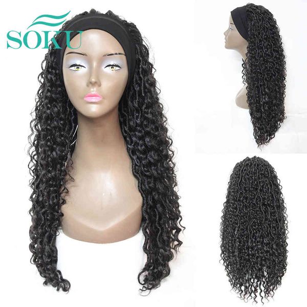 synthetic headband braided wigs ombre brown color soft long braiding crochet hair wig soku faux locs curly for black women, Black;brown
synthetic headband braided wigs ombre brown color soft long braiding crochet hair wig soku faux locs curly for black women, Black;brown