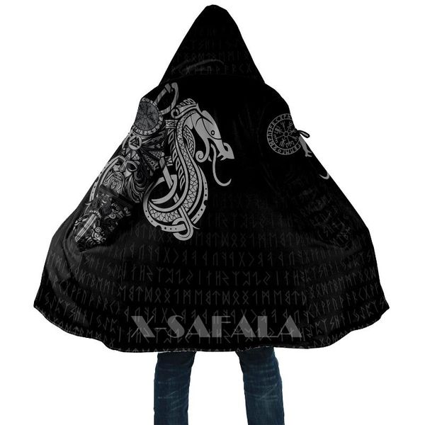men's wool & blends viking style dragon 3d printed hoodie long duffle streetwear male hooded blanket cloak thick jacket cotton pullover, Black
men's wool & blends viking style dragon 3d printed hoodie long duffle streetwear male hooded blanket cloak thick jacket cotton pullover, Black