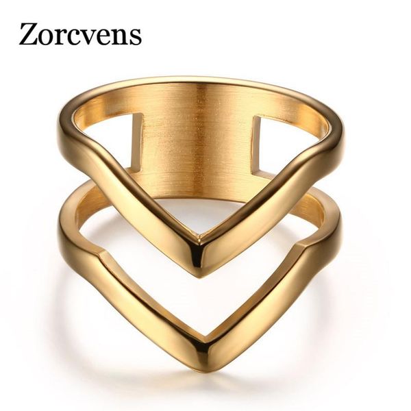 cluster rings zorcvens 2021 fashion western style ring for women gold-color stainless steel exquisite shiny polished, Golden;silver
cluster rings zorcvens 2021 fashion western style ring for women gold-color stainless steel exquisite shiny polished, Golden;silver
