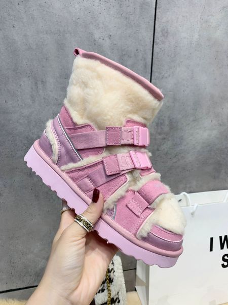 luxury designer women snow boot winter two-wear wool drag cotton shoes thick soled warm, Black
luxury designer women snow boot winter two-wear wool drag cotton shoes thick soled warm, Black