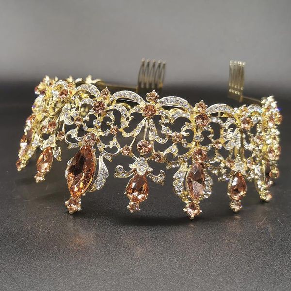 hair clips & barrettes crown ornament bridal wedding accessories simple alloy diamond-studded dress jewelry ea, Golden;silver
hair clips & barrettes crown ornament bridal wedding accessories simple alloy diamond-studded dress jewelry ea, Golden;silver