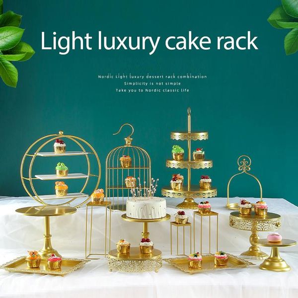 modern luxury golden cake stand tray display kitchen storage set dessert bread metal rack holiday party decoration other bakeware
modern luxury golden cake stand tray display kitchen storage set dessert bread metal rack holiday party decoration other bakeware