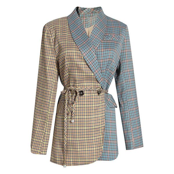 two piece dress mevgo fashion trend woman patchwork jacket 2 suit classic plaid splice casual + skirt set autumn hd2518, White
two piece dress mevgo fashion trend woman patchwork jacket 2 suit classic plaid splice casual + skirt set autumn hd2518, White