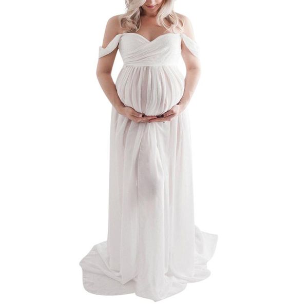 maternity dresses women cotton casual patchwork off shoulder pregnants pography ruffled nursing long dress 527, White
maternity dresses women cotton casual patchwork off shoulder pregnants pography ruffled nursing long dress 527, White