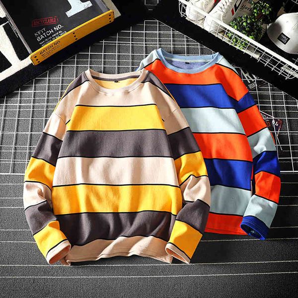 women's hoodies & sweatshirts korean harajuku men striped swearshirts hip hop oversize man autumn cotton warm black s1i0
women's hoodies & sweatshirts korean harajuku men striped swearshirts hip hop oversize man autumn cotton warm black s1i0