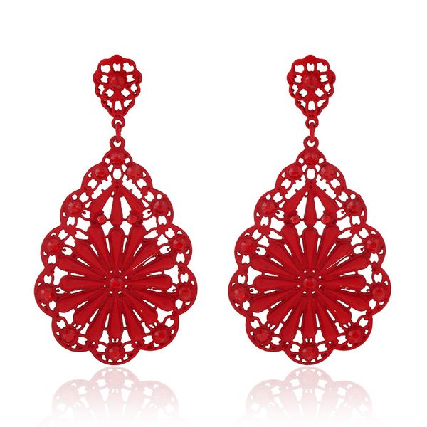 elegant vintage red big flower earrings kolczyki women earrings summer blue statement jewelry oorbellen, Silver
elegant vintage red big flower earrings kolczyki women earrings summer blue statement jewelry oorbellen, Silver