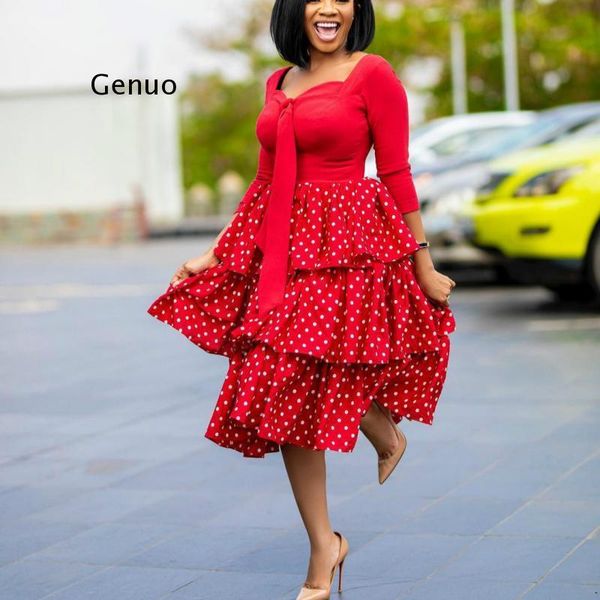 african print dresses for women dashiki polk dot patchwork clothes plus size vestidos africa cake dress christmas robe casual, Black;gray
african print dresses for women dashiki polk dot patchwork clothes plus size vestidos africa cake dress christmas robe casual, Black;gray