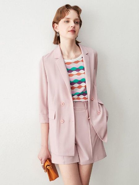 women's two piece pants suits loose two-piece short suit plus long creative customization (shorts skirts trousers), White
women's two piece pants suits loose two-piece short suit plus long creative customization (shorts skirts trousers), White
