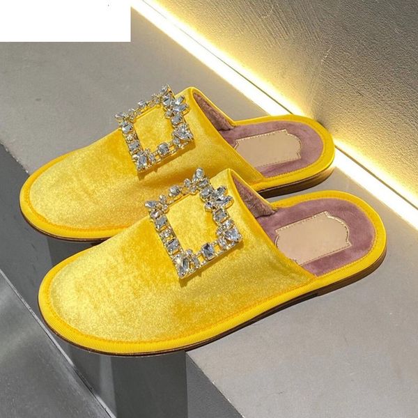 sandals flat golden velvet closed toe slippers women crystal rhinestone square buckle casual mules autumn winter indoor comfort sl, Black
sandals flat golden velvet closed toe slippers women crystal rhinestone square buckle casual mules autumn winter indoor comfort sl, Black