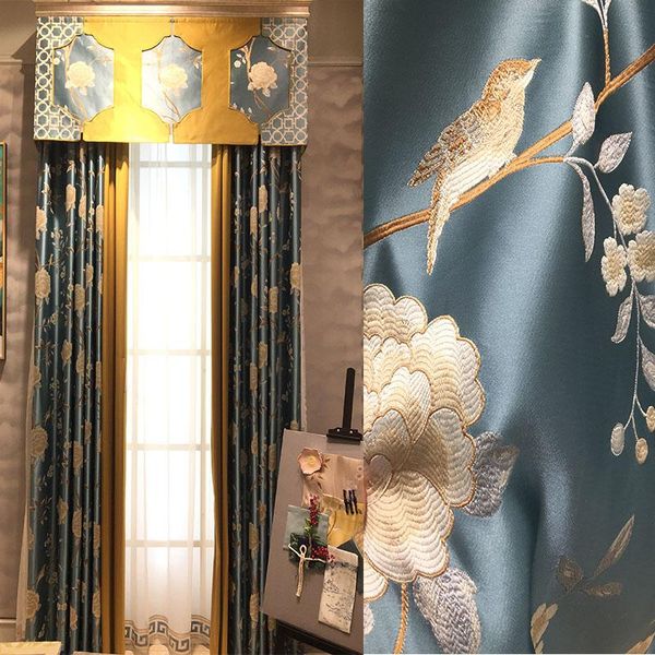 american luxury curtain high grade chinese style villa club custom finished living room bedroom study blackout & drapes
american luxury curtain high grade chinese style villa club custom finished living room bedroom study blackout & drapes