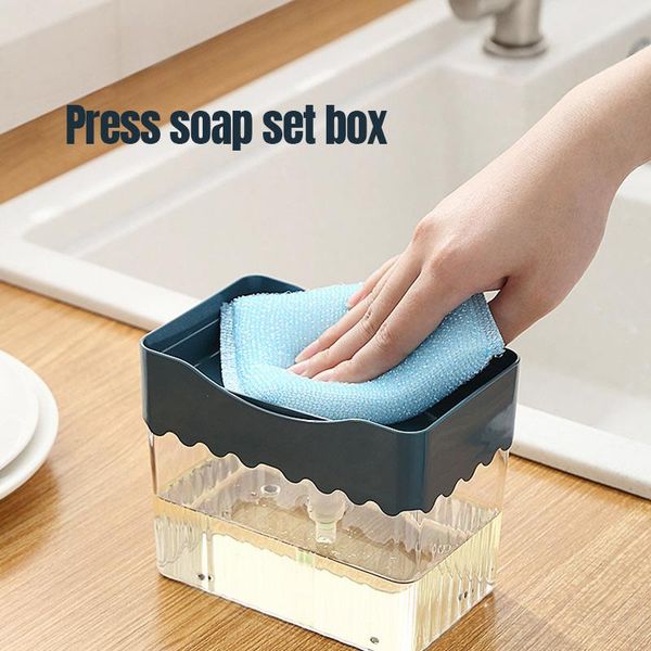 soap dispenser pump sponge caddy manual press cleaning liquid container organizer kitchen tool
soap dispenser pump sponge caddy manual press cleaning liquid container organizer kitchen tool