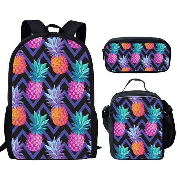 tropical fruit pineapple print backpack for kids student bookbag boys girls school bags 3pcs/lot schoolbag mochilas
tropical fruit pineapple print backpack for kids student bookbag boys girls school bags 3pcs/lot schoolbag mochilas