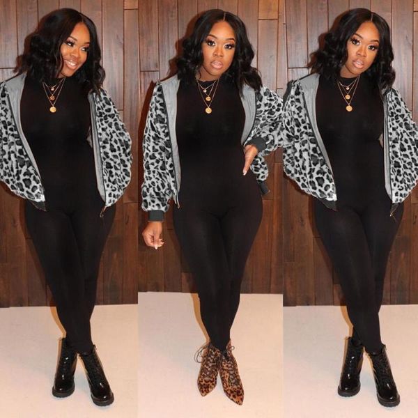 women's jackets dpsde autumn 2021 leopard grain women jacket front zipper full sleeve casual short coat stand collar streetwear cool ou, Black;brown
women's jackets dpsde autumn 2021 leopard grain women jacket front zipper full sleeve casual short coat stand collar streetwear cool ou, Black;brown