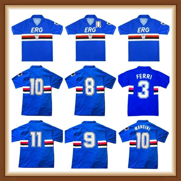 retro sampdoria 1990 1991 soccer jerseys lombardo home blue mancini classic football shirt vintage vialli branca vierchowod uniforms, Black;yellow
retro sampdoria 1990 1991 soccer jerseys lombardo home blue mancini classic football shirt vintage vialli branca vierchowod uniforms, Black;yellow
