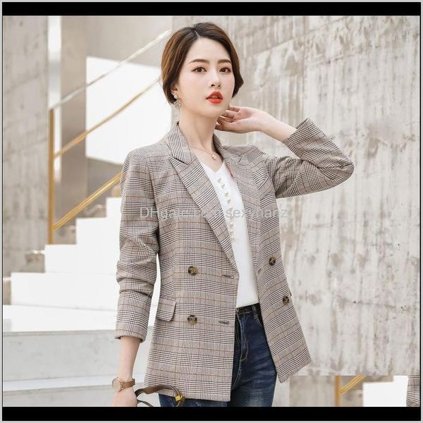 suits & blazers clothing apparel drop delivery 2021 women clothes professional suit womens double-breasted fashion temperament british style, White;black
suits & blazers clothing apparel drop delivery 2021 women clothes professional suit womens double-breasted fashion temperament british style, White;black
