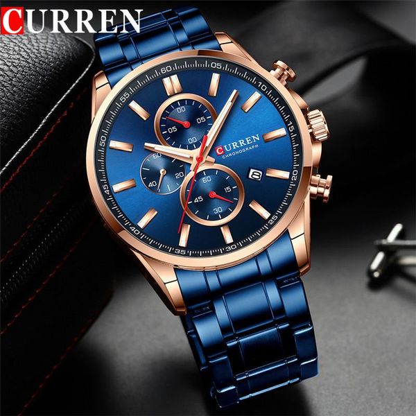wristwatches curren man sport wristwatch waterproof chronograph men watch military army stainless steel male clock 8368, Slivery;brown
wristwatches curren man sport wristwatch waterproof chronograph men watch military army stainless steel male clock 8368, Slivery;brown