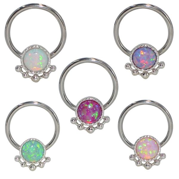 other chuanci captive bead ring opal gem nose septum clicker s piercing ear rook cartilage earring body jewelry, Slivery;golden
other chuanci captive bead ring opal gem nose septum clicker s piercing ear rook cartilage earring body jewelry, Slivery;golden