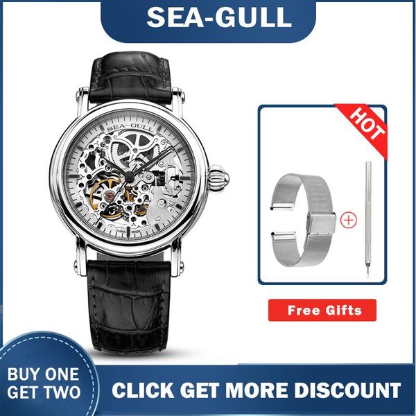 wristwatches genuine seagull men watch m182sk black hands automatic mechanical self winding power reserve, Slivery;brown
wristwatches genuine seagull men watch m182sk black hands automatic mechanical self winding power reserve, Slivery;brown