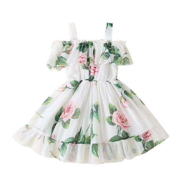 kids baby girls fashion off shoulder floral print dress stylish for children dairy wear girl's dresses, Red;yellow
kids baby girls fashion off shoulder floral print dress stylish for children dairy wear girl's dresses, Red;yellow