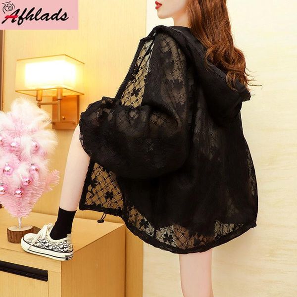 women's jackets spring long sleeve hollow out lace outerwear solid color loose zipper hooded collar embroidered flower jacquard coats, Black;brown
women's jackets spring long sleeve hollow out lace outerwear solid color loose zipper hooded collar embroidered flower jacquard coats, Black;brown
