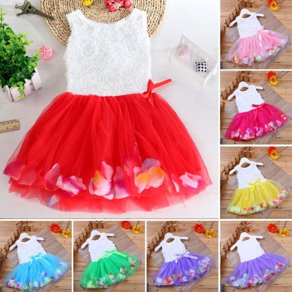girl's dresses sundress for girls toddler infant bowknot tutu petals tulle baby flower gown outfits children's elegant dress, Red;yellow
girl's dresses sundress for girls toddler infant bowknot tutu petals tulle baby flower gown outfits children's elegant dress, Red;yellow