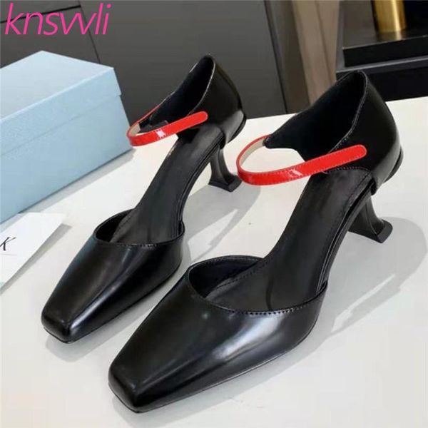 spring runway shoes for women black white genuine leather woman square toe hook high heels pumps party dress
spring runway shoes for women black white genuine leather woman square toe hook high heels pumps party dress
