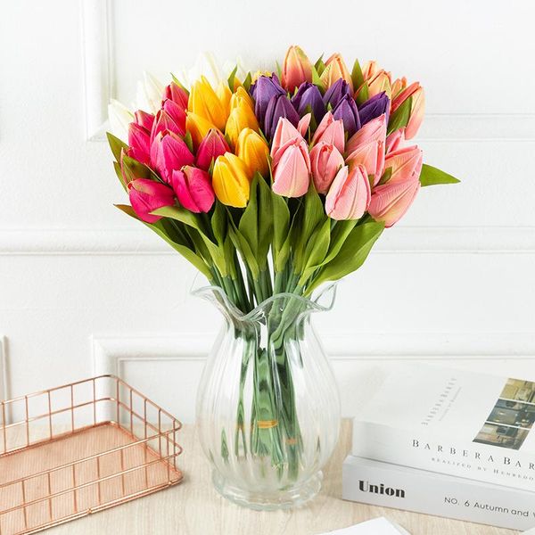 decorative flowers & wreaths 18pcs tulip silk artificial wedding background props home garden decor diy plant wall fake flower
decorative flowers & wreaths 18pcs tulip silk artificial wedding background props home garden decor diy plant wall fake flower