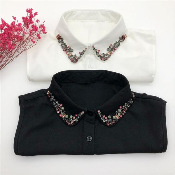 bow ties fashion shirts fake collars for women white false collar girls handmade flower beads half shirt detachable accessories, Black;gray
bow ties fashion shirts fake collars for women white false collar girls handmade flower beads half shirt detachable accessories, Black;gray