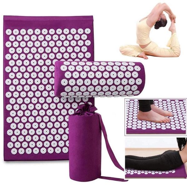 yoga mats fitness mat with pillow set pad massage cushion for bed pilates relieve back body pain spike
yoga mats fitness mat with pillow set pad massage cushion for bed pilates relieve back body pain spike