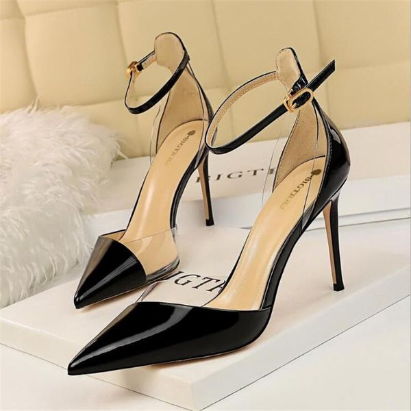 dress shoes bigtree fashion fine super high heels sandals paint shallow mouth tip club hollow field strap women pumps, Black
dress shoes bigtree fashion fine super high heels sandals paint shallow mouth tip club hollow field strap women pumps, Black