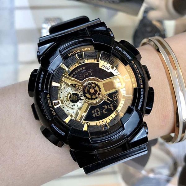 wristwatches 110 classic black led digital watch full function, men's sports leisure watches male wristwatch reloj de hombre, Slivery;brown
wristwatches 110 classic black led digital watch full function, men's sports leisure watches male wristwatch reloj de hombre, Slivery;brown