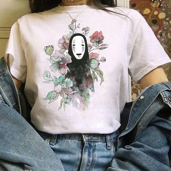 women's t-shirt summer women spirited away ullzang miyazaki hayao funny cartoon graphic short sleeve kawaii cute anime clothes, White
women's t-shirt summer women spirited away ullzang miyazaki hayao funny cartoon graphic short sleeve kawaii cute anime clothes, White