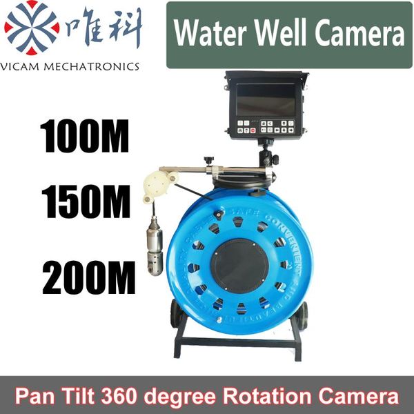 cameras water well camera 100m cable waterproof 10bars under pipe inspection with depth counter function
cameras water well camera 100m cable waterproof 10bars under pipe inspection with depth counter function