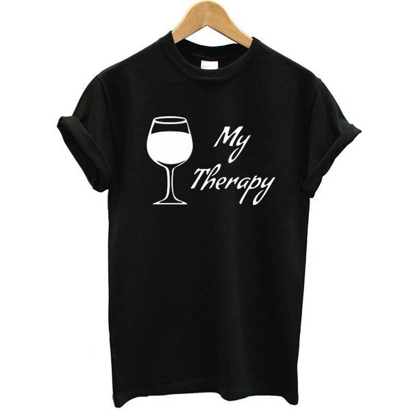 women's t-shirt letter therapy summer graphic tees women casual clothing tumblr shirts funny tshirts cotton clothes, White
women's t-shirt letter therapy summer graphic tees women casual clothing tumblr shirts funny tshirts cotton clothes, White