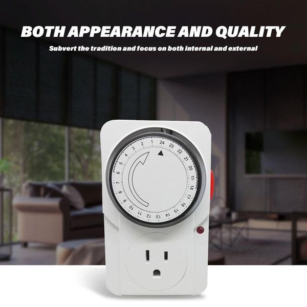 timers smart timer switch socket 24-hour cycle mechanical plug-in timing automatically turn on off appliances time controller
timers smart timer switch socket 24-hour cycle mechanical plug-in timing automatically turn on off appliances time controller