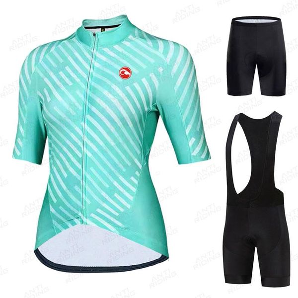 racing sets 2021 woman's cycling jersey set pro bicycle sportswear bike clothes shorts sleeve clothing maillot ropa ciclismo, Black;blue
racing sets 2021 woman's cycling jersey set pro bicycle sportswear bike clothes shorts sleeve clothing maillot ropa ciclismo, Black;blue