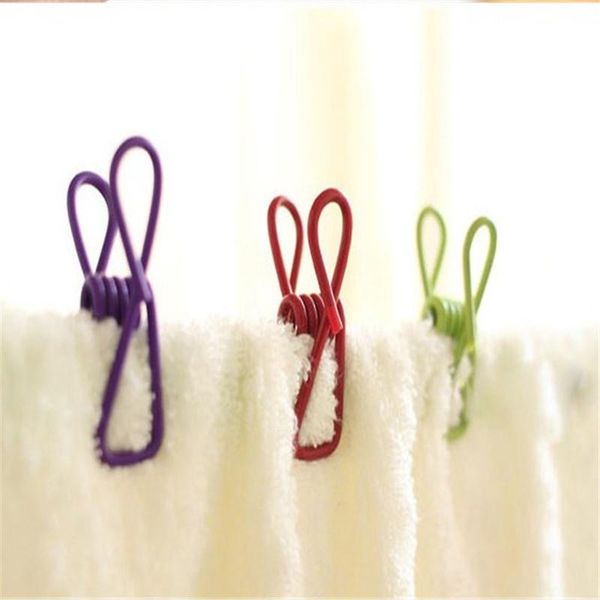 clothing & wardrobe storage 10pcs multi-purpose stainless steel clips colorful clothes clipstowel clothespins socks drying hanger for home l
clothing & wardrobe storage 10pcs multi-purpose stainless steel clips colorful clothes clipstowel clothespins socks drying hanger for home l