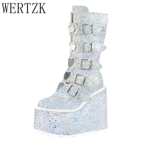 boots punk gothic style women's with metal decorative pin buckle high-heeled short thick-soled high heels zipper, Black
boots punk gothic style women's with metal decorative pin buckle high-heeled short thick-soled high heels zipper, Black
