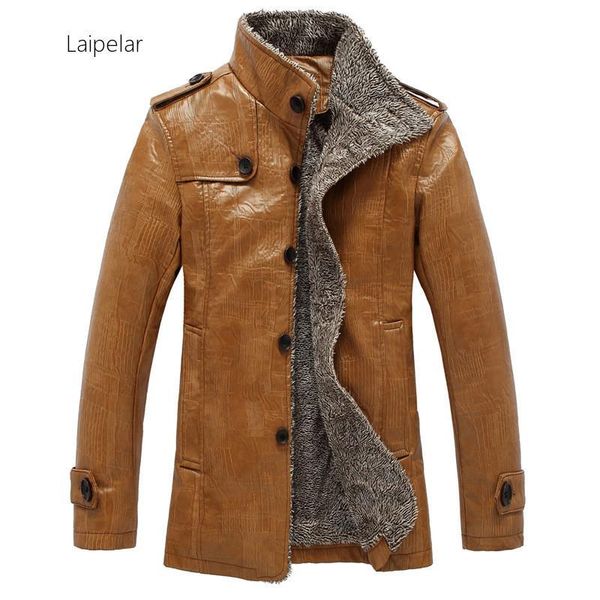 men's fur & faux brand men leather coats winter casual fashion pu jacket plus velvet thickening coat male, Black
men's fur & faux brand men leather coats winter casual fashion pu jacket plus velvet thickening coat male, Black